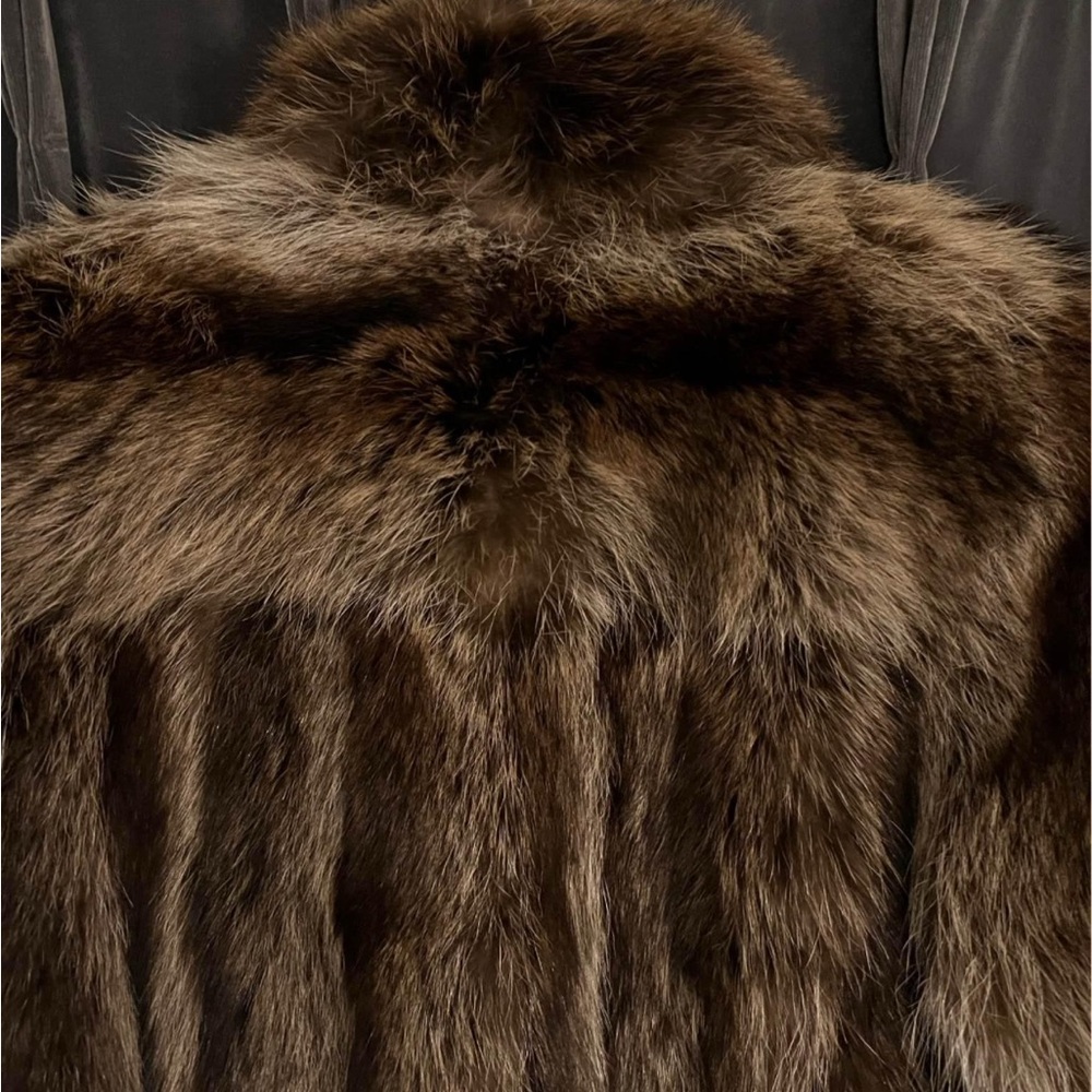 S-M size, REAL Vintage FUR jacket WITH POCKETS!! - Picture 3 of 7